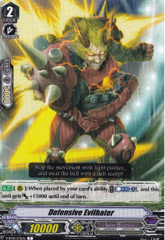 Defensive Evil Hater : V-BT10-072 - Cardfight!! Vanguard Single Card