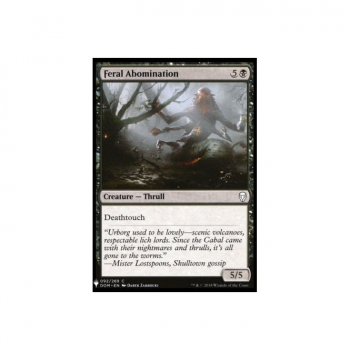 Feral Abomination : MYSTERY BOOSTER 693 - Magic the Gathering Single Card