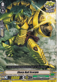 Sharp Nail Scorpio : V-BT10-088 - Cardfight!! Vanguard Single Card