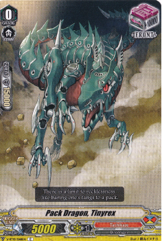 Pack Dragon, Tinyrex : V-BT10-068 - Cardfight!! Vanguard Single Card