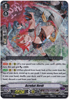 Acrobat Verdi : V-BT10-013 - Cardfight!! Vanguard Single Card