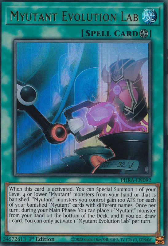PHRAEN092 Myutant Evolution Lab (Ultra Rare) PHRAEN092 YuGiOh! Single Card