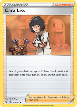 Cara Liss : SWORD AND SHIELD - VIVID VOLTAGE - 149/185 - Pokemon Single Card