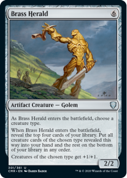 Brass Herald - COMMANDER LEGENDS - 301/361 - Magic the Gathering Single Card