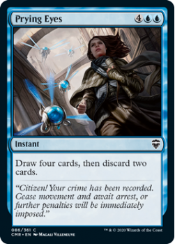 Prying Eyes - COMMANDER LEGENDS - 086/361 - Magic the Gathering Single Card