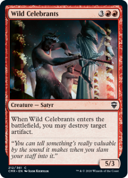Wild Celebrants - COMMANDER LEGENDS - 212/361 - Magic the Gathering Single Card