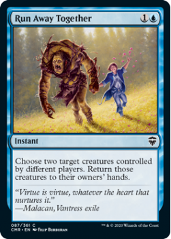 Run Away Together - COMMANDER LEGENDS - 087/361 - Magic the Gathering Single Card