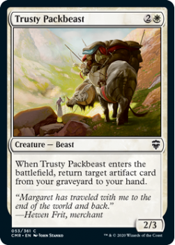 Trusty Packbeast - COMMANDER LEGENDS - 053/361 - Magic the Gathering Single Card