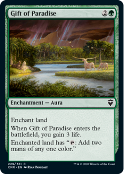 Gift of Paradise - COMMANDER LEGENDS - 229/361 - Magic the Gathering Single Card
