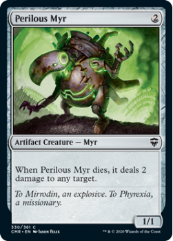 Perilous Myr - COMMANDER LEGENDS - 330/361 - Magic the Gathering Single Card