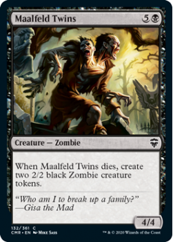 Maalfeld Twins - COMMANDER LEGENDS - 132/361 - Magic the Gathering Single Card