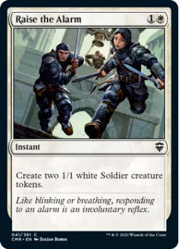 Raise the Alarm - COMMANDER LEGENDS - 041/361 - Magic the Gathering Single Card
