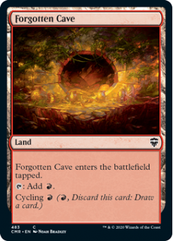 Forgotten Cave - COMMANDER LEGENDS - 483 - Magic the Gathering Single Card