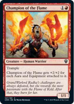 Champion of the Flame - COMMANDER LEGENDS - 167/361 - Magic the Gathering Single Card