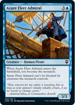 Azure Fleet Admiral - COMMANDER LEGENDS - 058/361 - Magic the Gathering Single Card