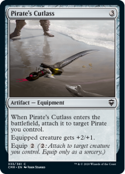 Pirate's Cutlass - COMMANDER LEGENDS - 333/361 - Magic the Gathering Single Card