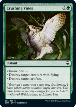 Crushing Vines (FOIL) - COMMANDER LEGENDS - 221/361 - Magic the Gathering Single Card