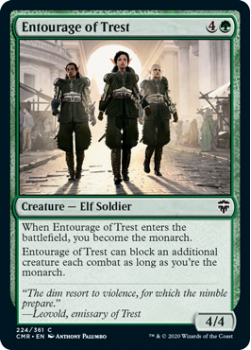 Entourage of Trest - COMMANDER LEGENDS - 224/361 - Magic the Gathering Single Card
