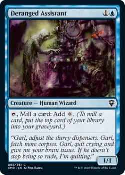 Deranged Assistant - COMMANDER LEGENDS - 065/361 - Magic the Gathering Single Card