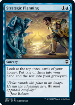 Strategic Planning (FOIL) - COMMANDER LEGENDS - 101/361 - Magic the Gathering Single Card