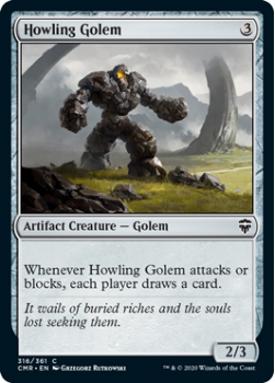 Howling Golem - COMMANDER LEGENDS - 316/361 - Magic the Gathering Single Card