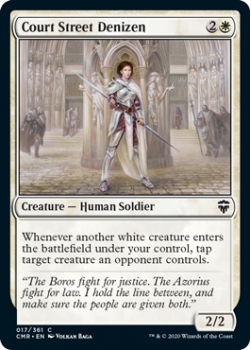 Court Street Denizen - COMMANDER LEGENDS - 017/361 - Magic the Gathering Single Card