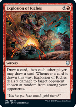 Explosion of Riches - COMMANDER LEGENDS - 176/361 - Magic the Gathering Single Card