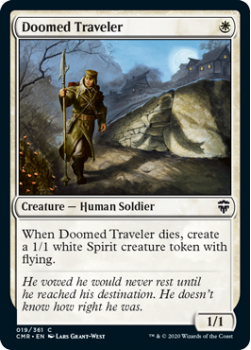 Doomed Traveler - COMMANDER LEGENDS - 019/361 - Magic the Gathering Single Card