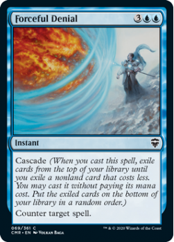 Forceful Denial - COMMANDER LEGENDS - 069/361 - Magic the Gathering Single Card