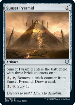 Sunset Pyramid - COMMANDER LEGENDS - 345/361 - Magic the Gathering Single Card