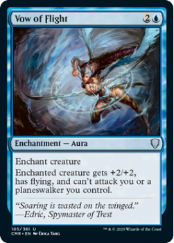 Vow of Flight (FOIL) - COMMANDER LEGENDS - 105/361 - Magic the Gathering Single Card