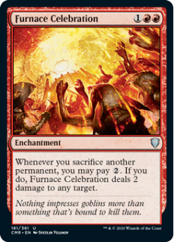 Furnace Celebration - COMMANDER LEGENDS - 181/361 - Magic the Gathering Single Card