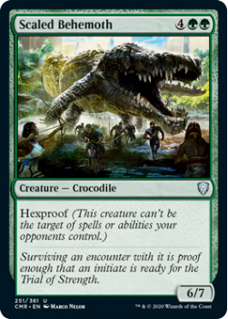 Scaled Behemoth - COMMANDER LEGENDS - 251/361 - Magic the Gathering Single Card