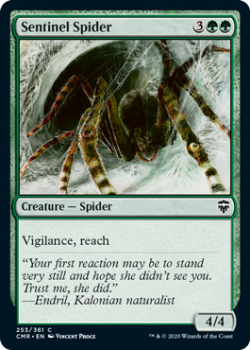 Sentinel Spider - COMMANDER LEGENDS - 253/361 - Magic the Gathering Single Card