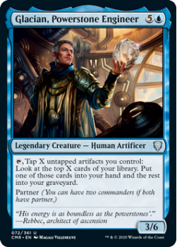 Glacian, Powerstone Engineer - COMMANDER LEGENDS - 072/361 - Magic the Gathering Single Card