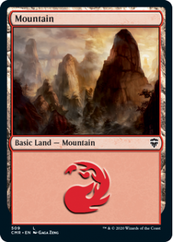 Mountain - COMMANDER LEGENDS - 509 - Magic the Gathering Single Card