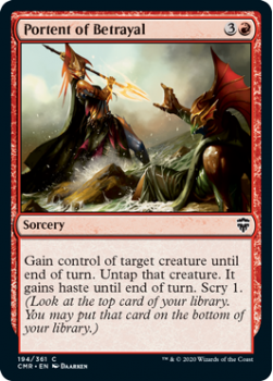 Portent of Betrayal (FOIL) - COMMANDER LEGENDS - 194/361 - Magic the Gathering Single Card