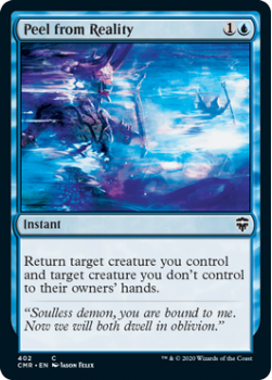 Peel from Reality - COMMANDER LEGENDS - 402 - Magic the Gathering Single Card