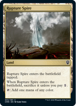 Rupture Spire - COMMANDER LEGENDS - 355/361 - Magic the Gathering Single Card