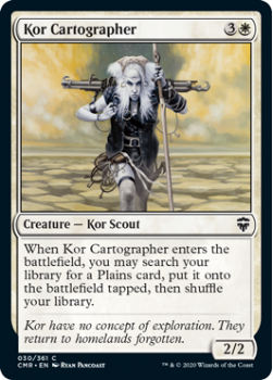 Kor Cartographer - COMMANDER LEGENDS - 030/361 - Magic the Gathering Single Card