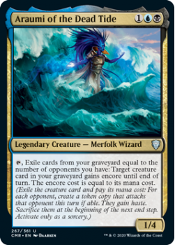 Araumi of the Dead Tide - COMMANDER LEGENDS - 267/361 - Magic the Gathering Single Card
