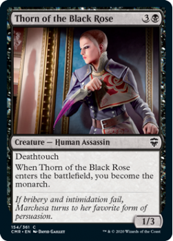Thorn of the Black Rose (FOIL) - COMMANDER LEGENDS - 154/361 - Magic the Gathering Single Card