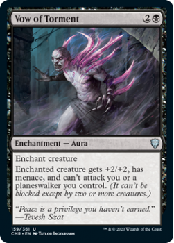 Vow of Torment - COMMANDER LEGENDS - 159/361 - Magic the Gathering Single Card