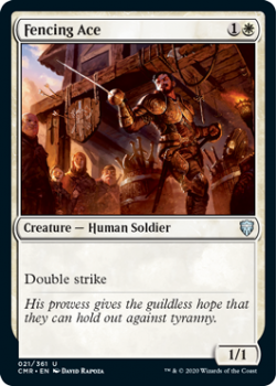 Fencing Ace - COMMANDER LEGENDS - 021/361 - Magic the Gathering Single Card