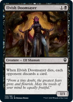 Elvish Doomsayer - COMMANDER LEGENDS - 120/361 - Magic the Gathering Single Card