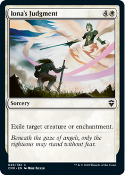 Iona's Judgment - COMMANDER LEGENDS - 025/361 - Magic the Gathering Single Card