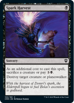 Spark Harvest - COMMANDER LEGENDS - 150/361 - Magic the Gathering Single Card
