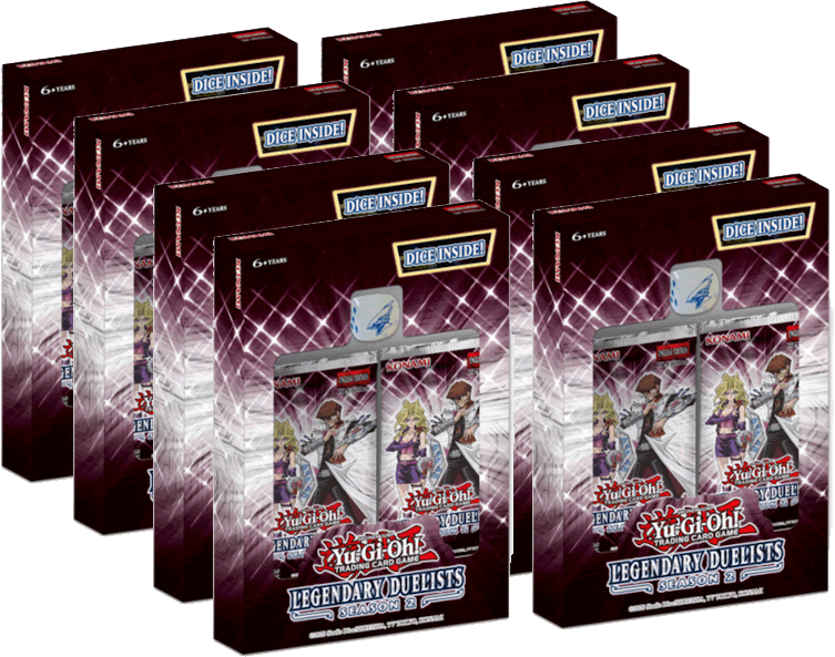 Yu-Gi-Oh! Sealed Booster DISPLAY (8 packs) - Legendary Duelists: Season ...