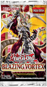 Yu-Gi-Oh! Sealed Booster PACK (9 Cards) - Blazing Vortex (1st Edition)