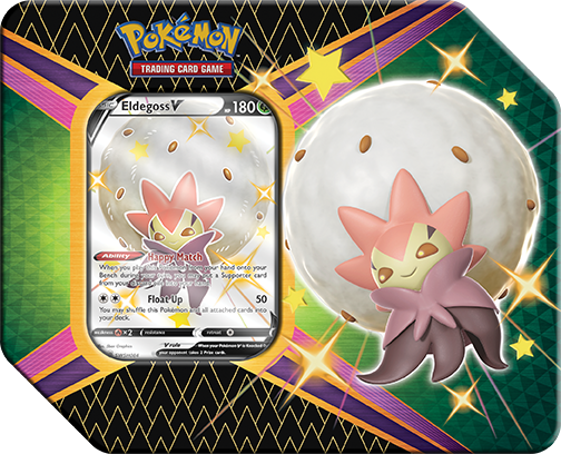 Pokemon Shining Fates Tin Eldegoss V Chaos Cards Pokemon Shining Fates Tin Eldegoss V Chaos Cards